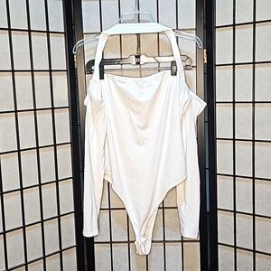 White Long Sleeve Bodysuit